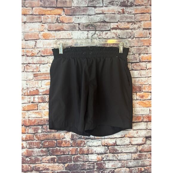 Mondetta Shorts Performance Women’s Black Elastic Waist Drawstring Size Small - Picture 1 of 5